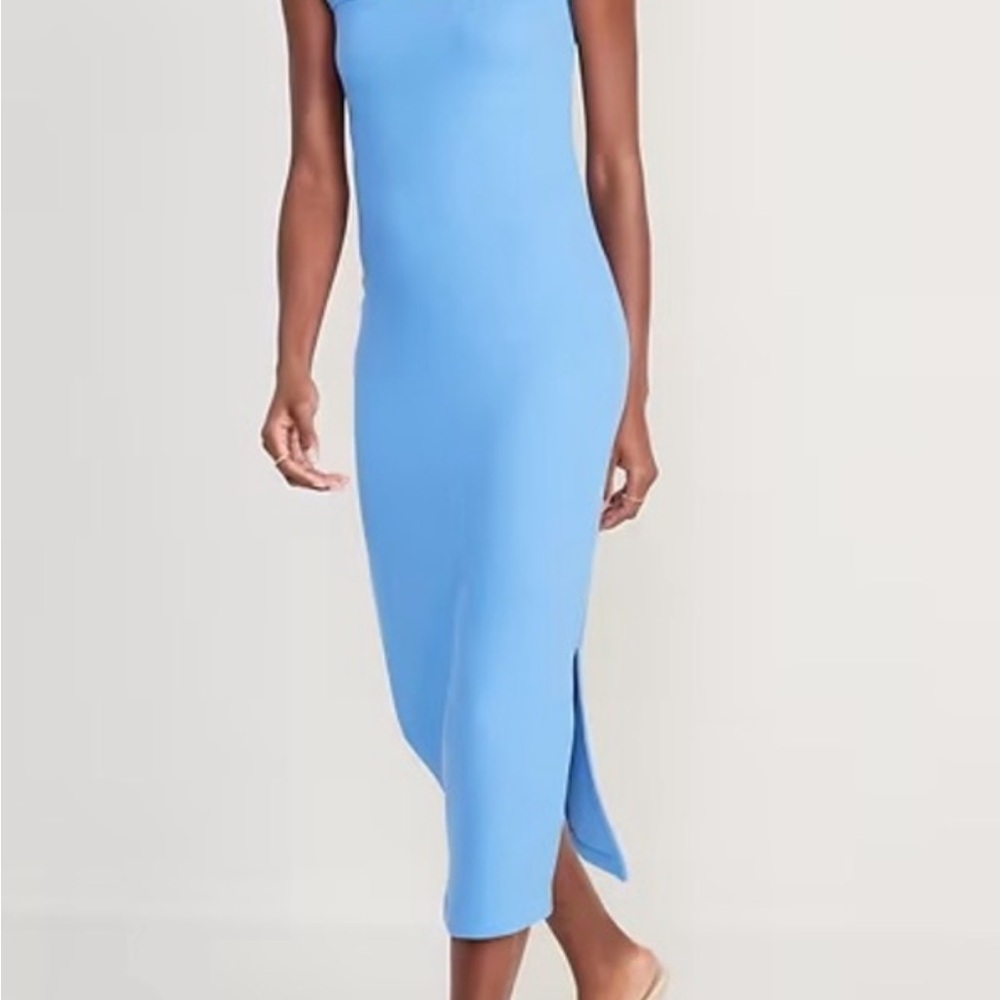 Old Navy Light Blue Midi Dress